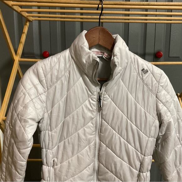 Obermeyer Girls Puffer  Jacket Size M (10-12) Light Gray - Picture 2 of 14